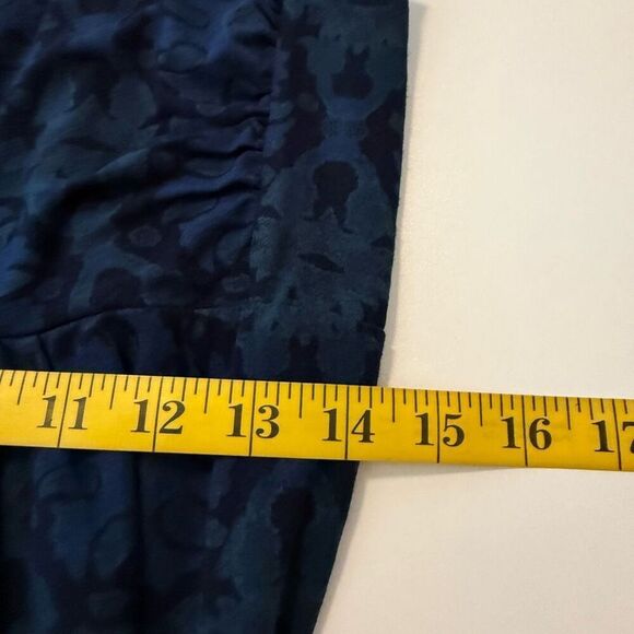 Fresh Produce Navy & Green Smocked Back Maxi Dress Sz M - Picture 10 of 14